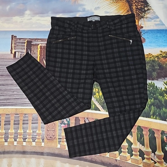 Wit & Wisdom Plaid High Waist Pants‎ Size 14 - Picture 1 of 5
